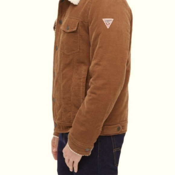 Sherpatrimmed Corduroy Trucker Jacket 